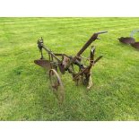 Ransomes single furrow trailed plough