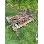 Ransomes toolbar, tines and bracket