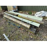 Quantity misc. telepgraph poles and timber