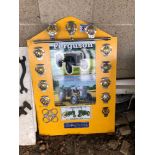 Tractor display board complete with AA badges