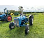 1964 Fordson Super Dexta 2wd diesel tractor with rear linkage, drawbar and PTO on 11.2/28 rear and 6