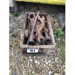 Quantity vintage spanners