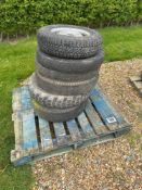 Quantity miscellaneous wheels and tyres