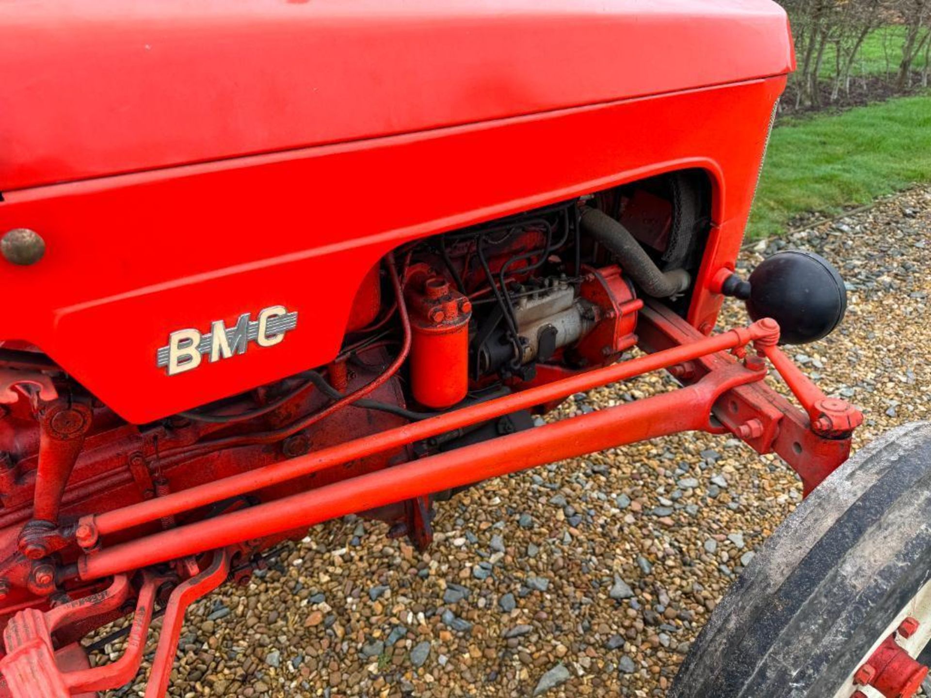 BMC 9/16 2wd diesel tractor with rear linkage and swinging drawbar on 9.5-24 rear and 5.00-15 front - Image 11 of 12