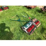 2No vintage pedestrian push mowers