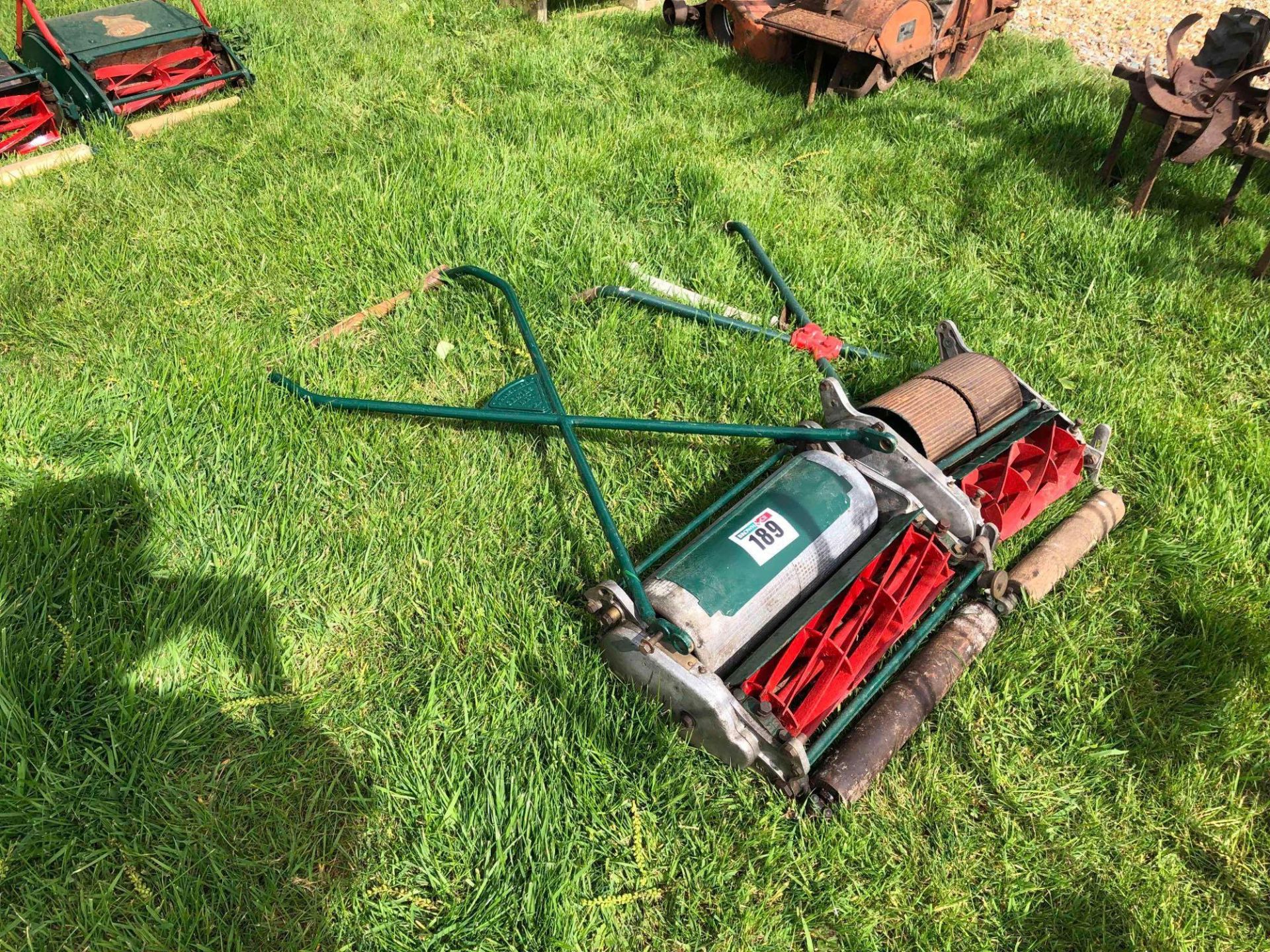 2No vintage pedestrian push mowers