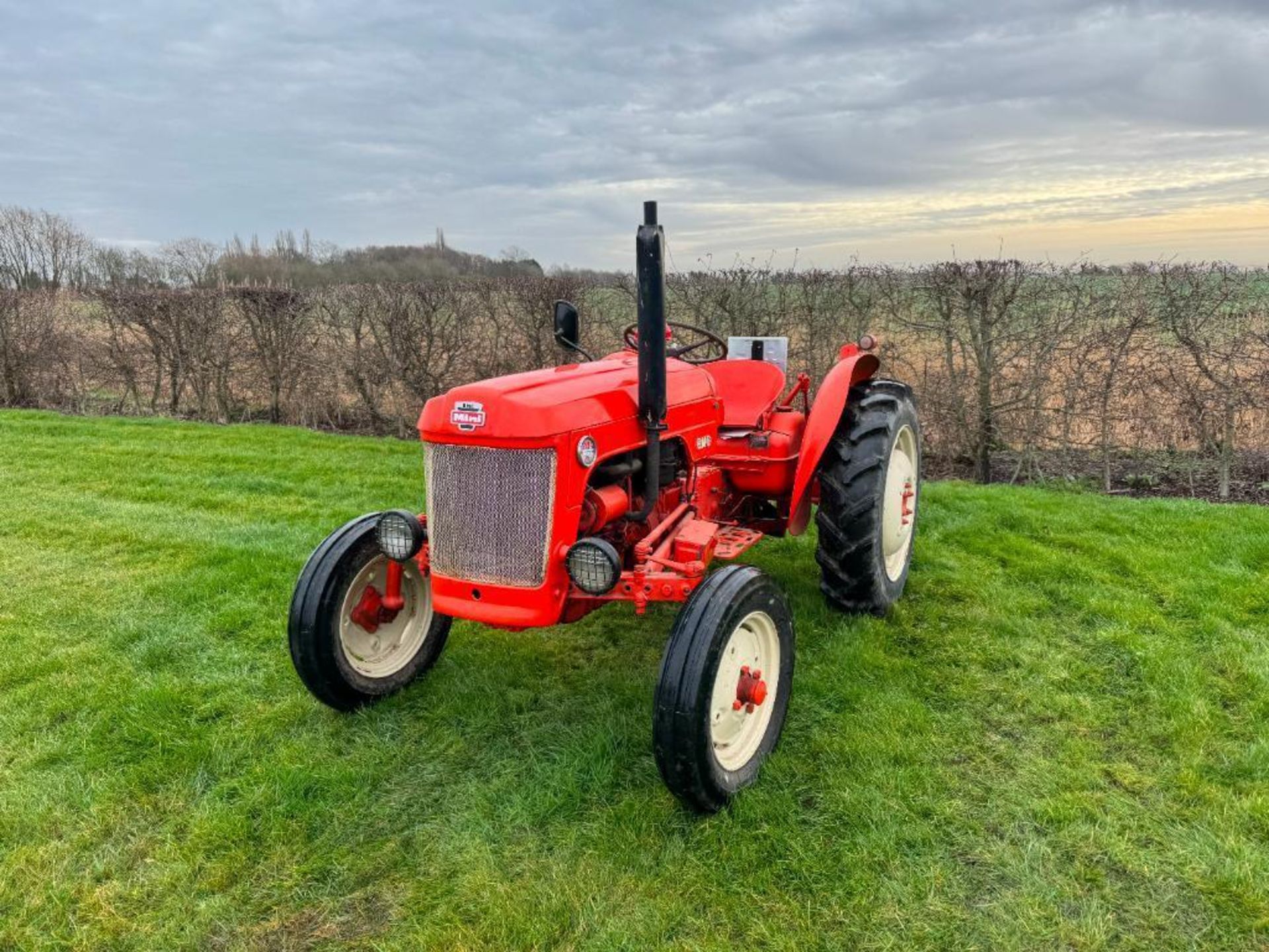 BMC 9/16 2wd diesel tractor with rear linkage and swinging drawbar on 9.5-24 rear and 5.00-15 front - Image 2 of 12