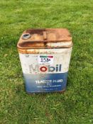 Mobil oil drum