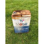 Mobil oil drum