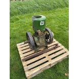 Lister Junior petrol stationary engine. Serial No: 3891DH7 NB: Starting handle in office