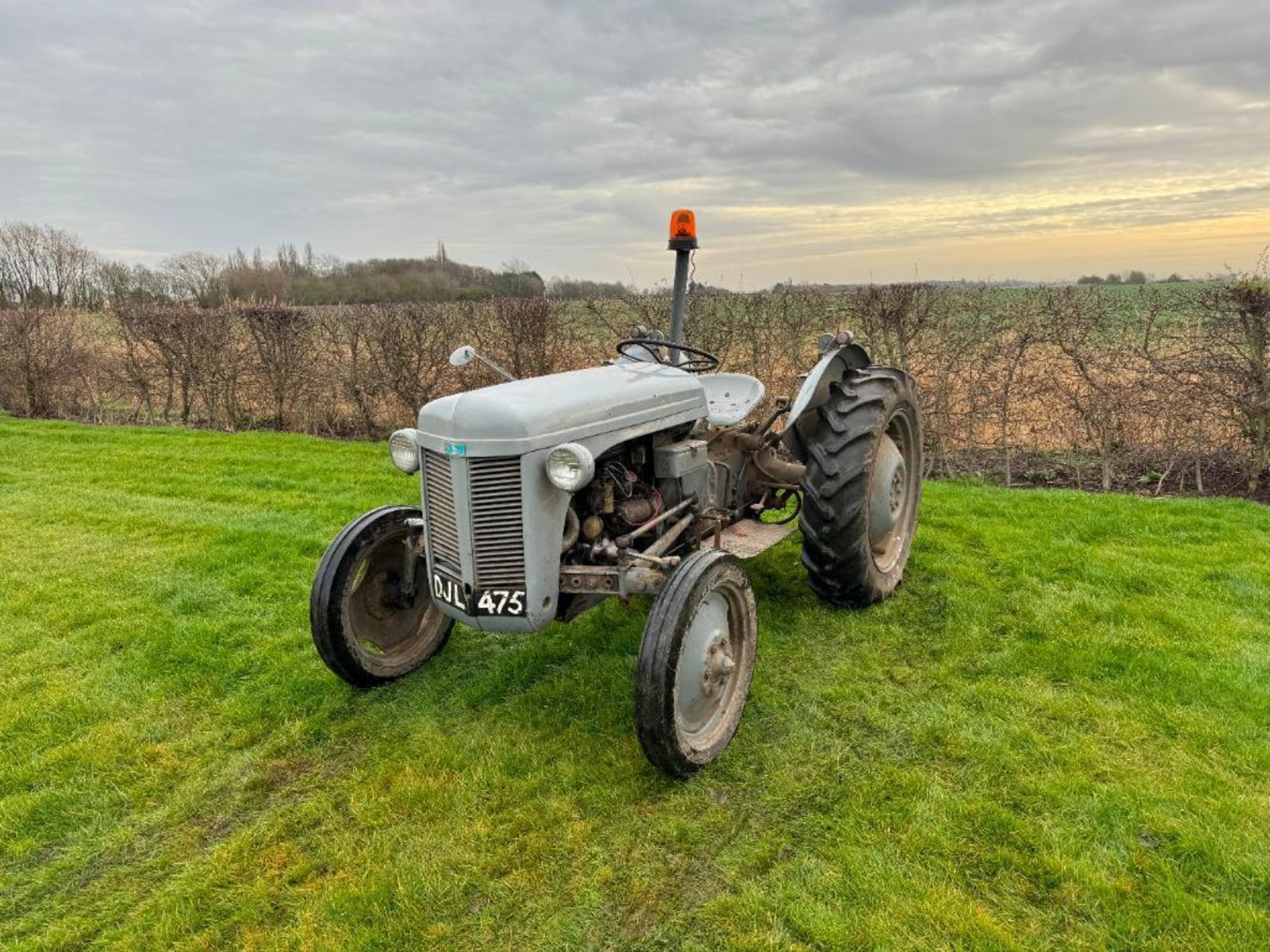 1950 Ferguson TEA 2wd petrol paraffin tractor with rear linkage and hitch on 10-28 rear and 4.00-19 - Image 2 of 19