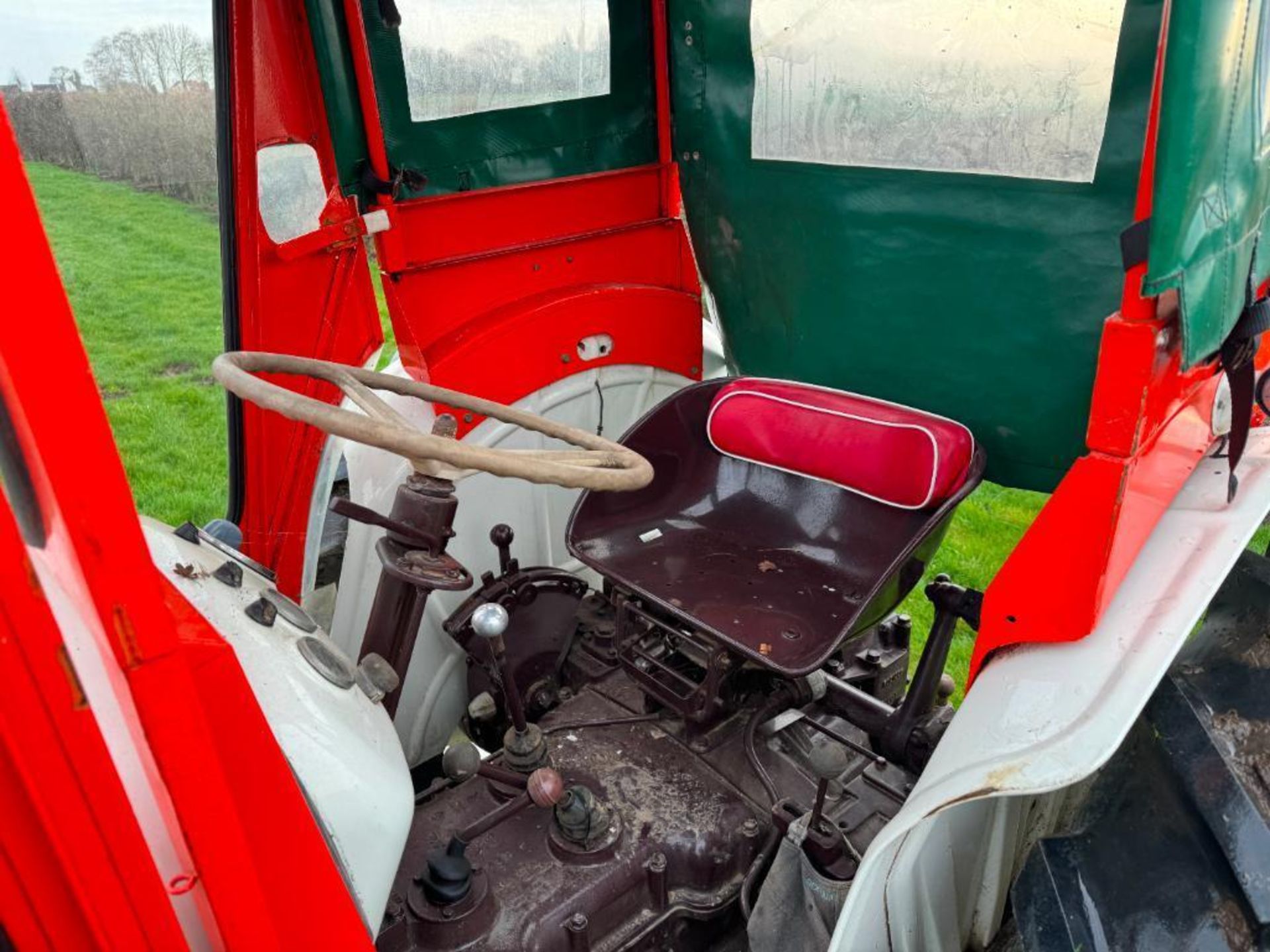 1968 David Brown 880 Selectamatic 2wd diesel tractor with canvas cab, rear hydraulic valve, PTO, rea - Image 18 of 19