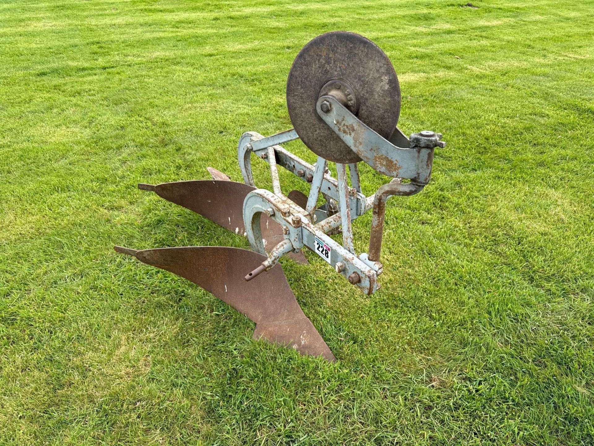 Ferguson 2 furrow conventional plough, linkage mounted