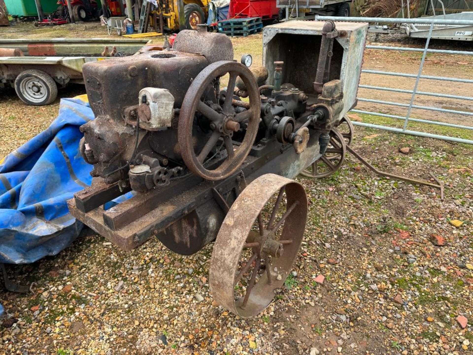 Ruston Hornsby "Coopers Demon" orchard sprayer. ​​​​​​​NB: Starting handle in office - Image 2 of 10