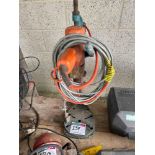 Black & Decker drill on stand, single phase