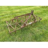 Vintage duck foot harrow, linkage mounted