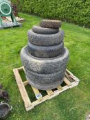 Quantity miscellaneous wheels and tyres