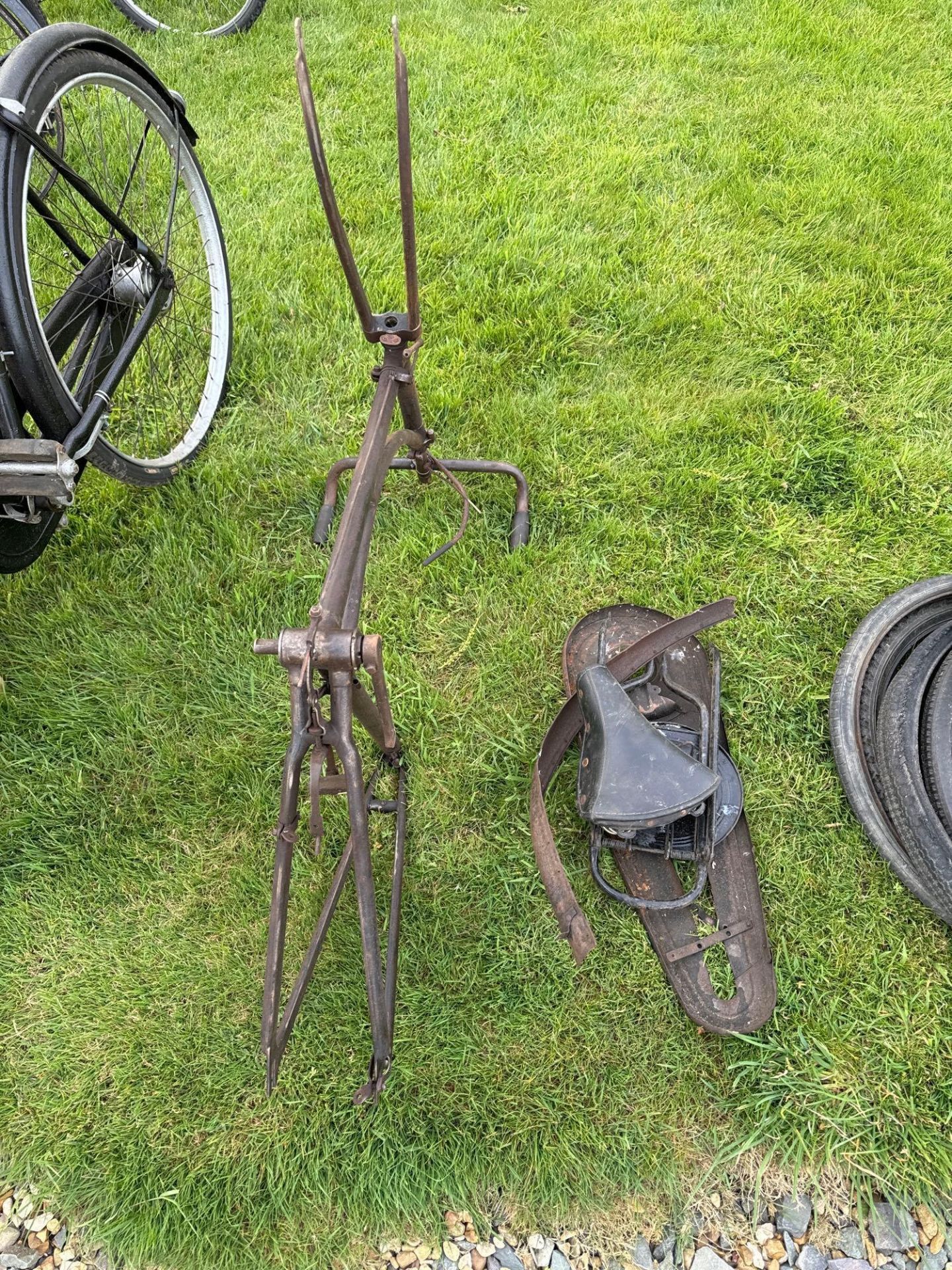 Vintage bike frame and spares
