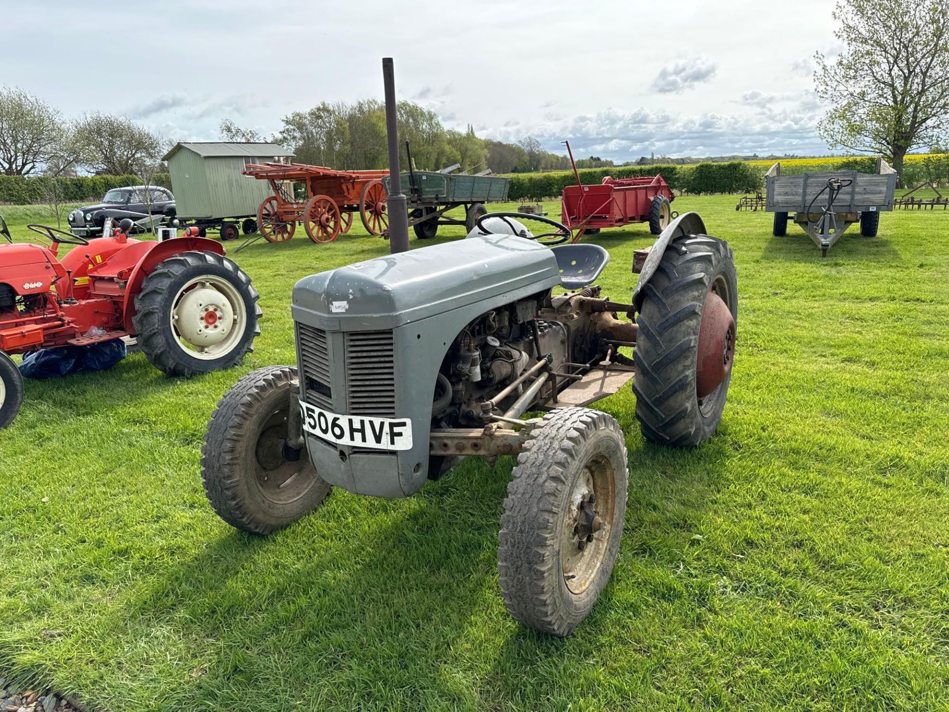 1949 Ferguson TED 2wd petrol paraffin tractor with rear linkage and PUH on 10.00-28 rear and 6.50-16