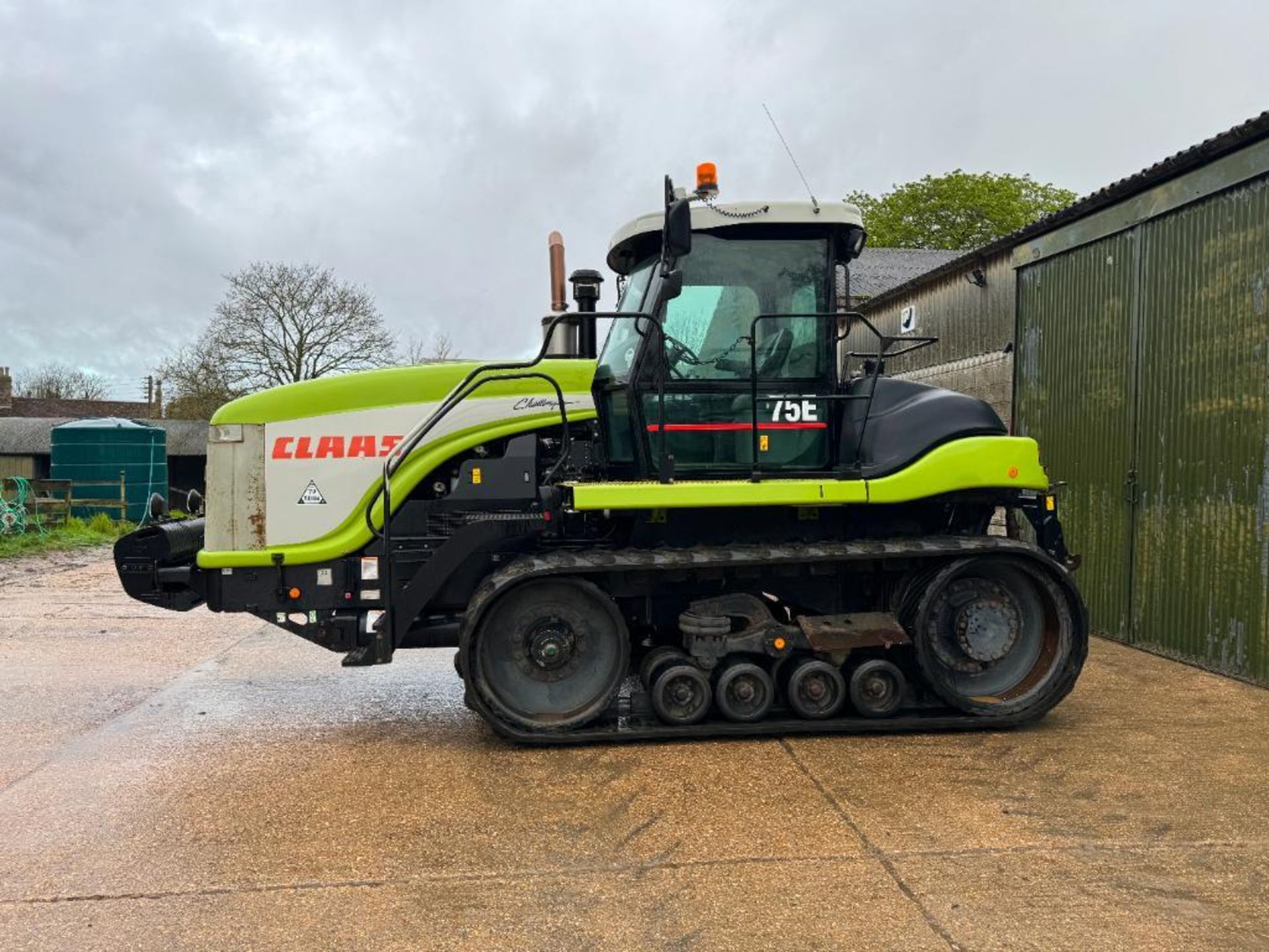 2001 Claas 75E Challenger rubber tracked crawler with 30" tracks, 20No 45kg front wafer weights, 4 m - Image 19 of 26