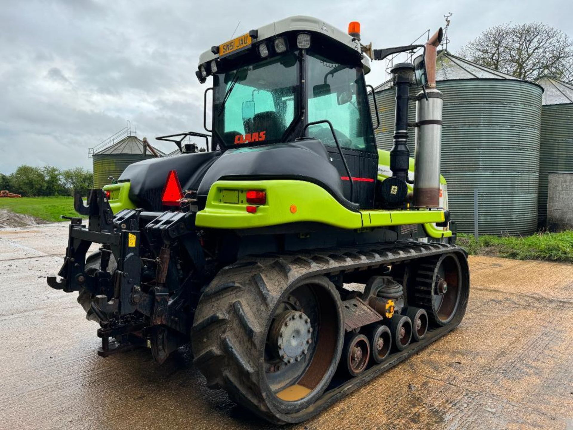 2001 Claas 75E Challenger rubber tracked crawler with 30" tracks, 20No 45kg front wafer weights, 4 m - Bild 8 aus 26