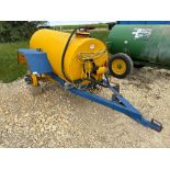 Single axle fuel bowser with 12v pump