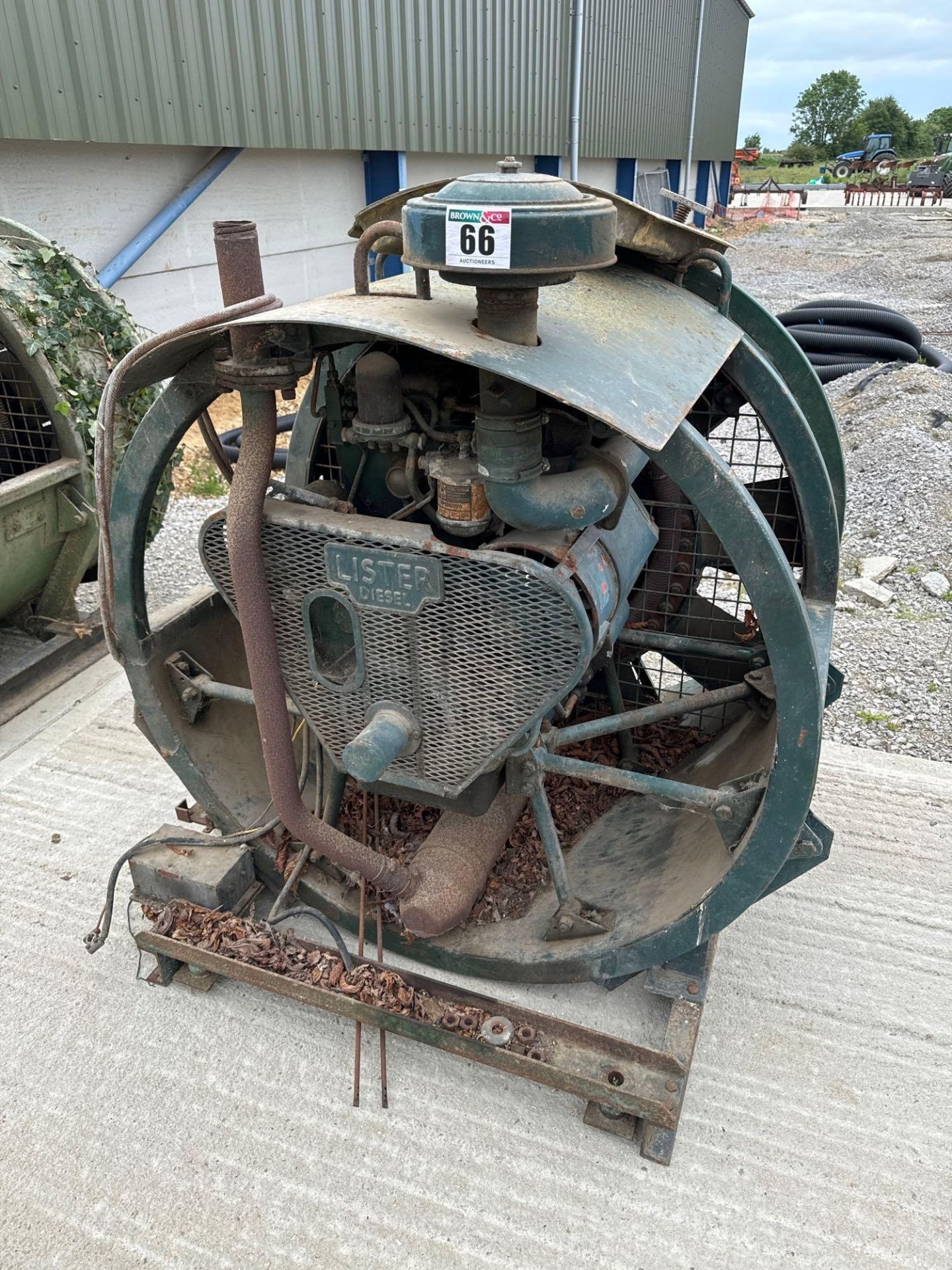 Lister diesel drying fan