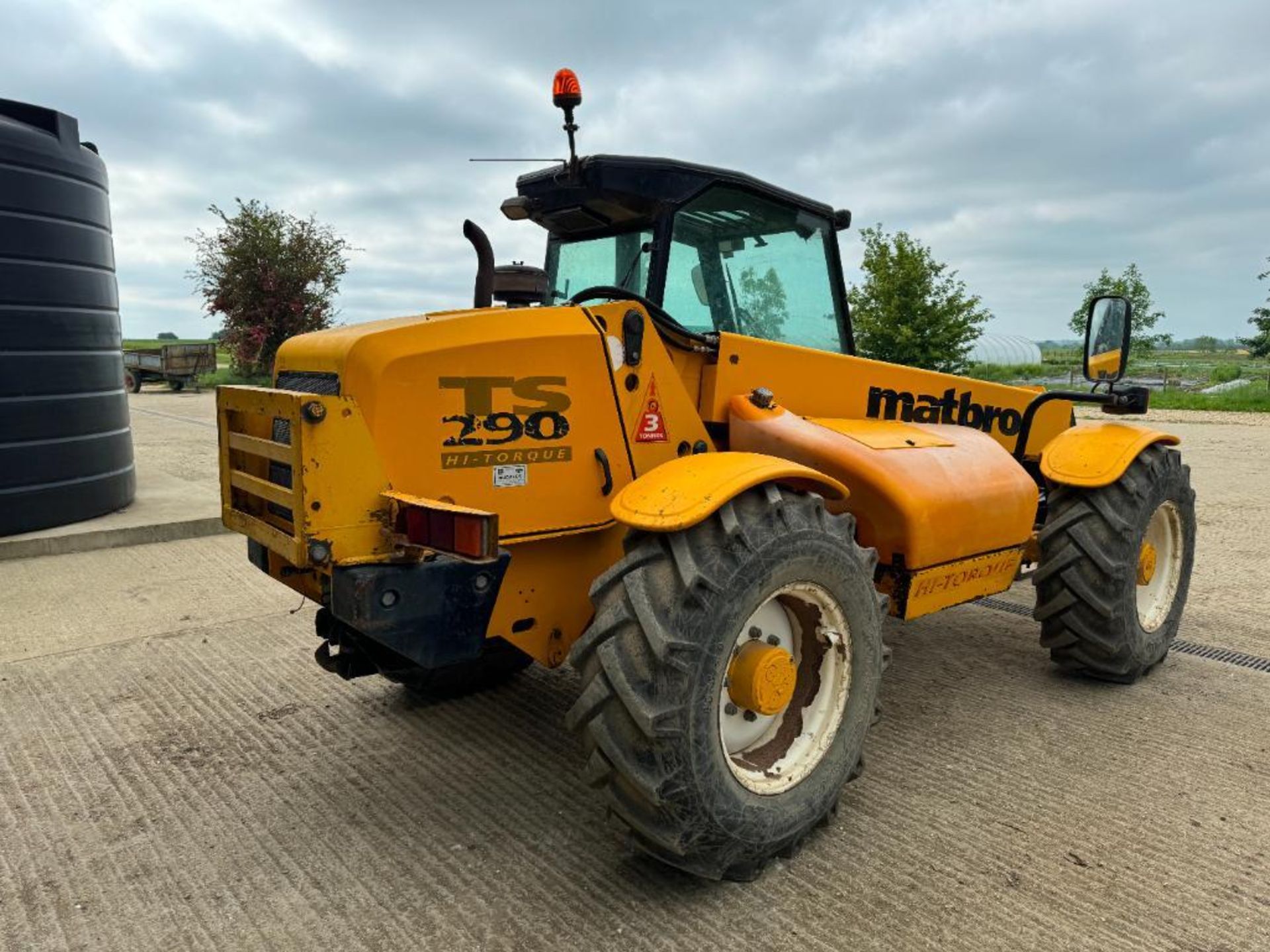 1997 Matbro TS290 Hi Torque materials handler with pin and cone headstock and PUH on 15.5/80-24 whee - Image 10 of 15