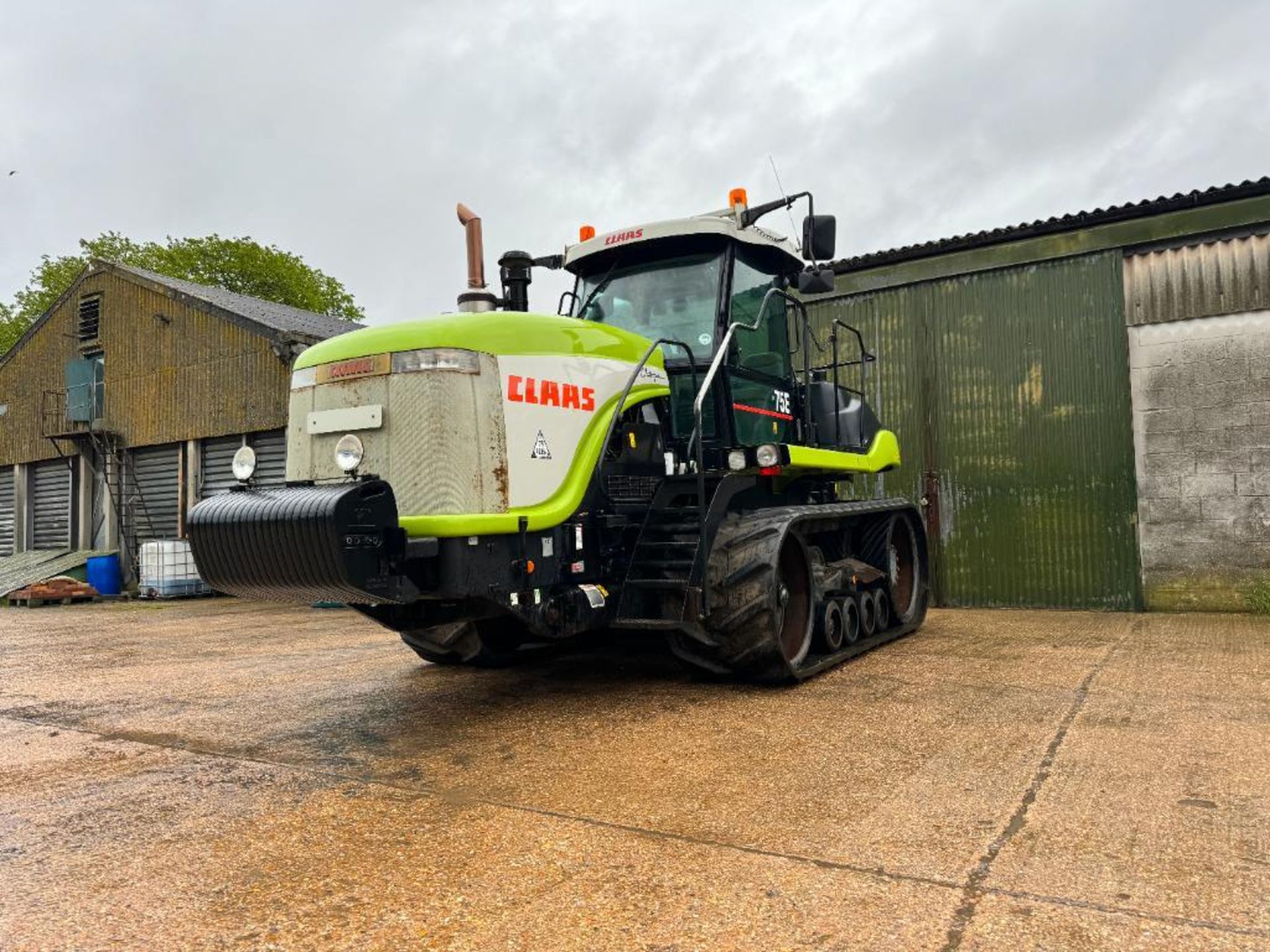 2001 Claas 75E Challenger rubber tracked crawler with 30" tracks, 20No 45kg front wafer weights, 4 m - Bild 21 aus 26