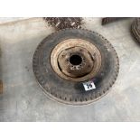 Single 7.5-10 wheel and tyre