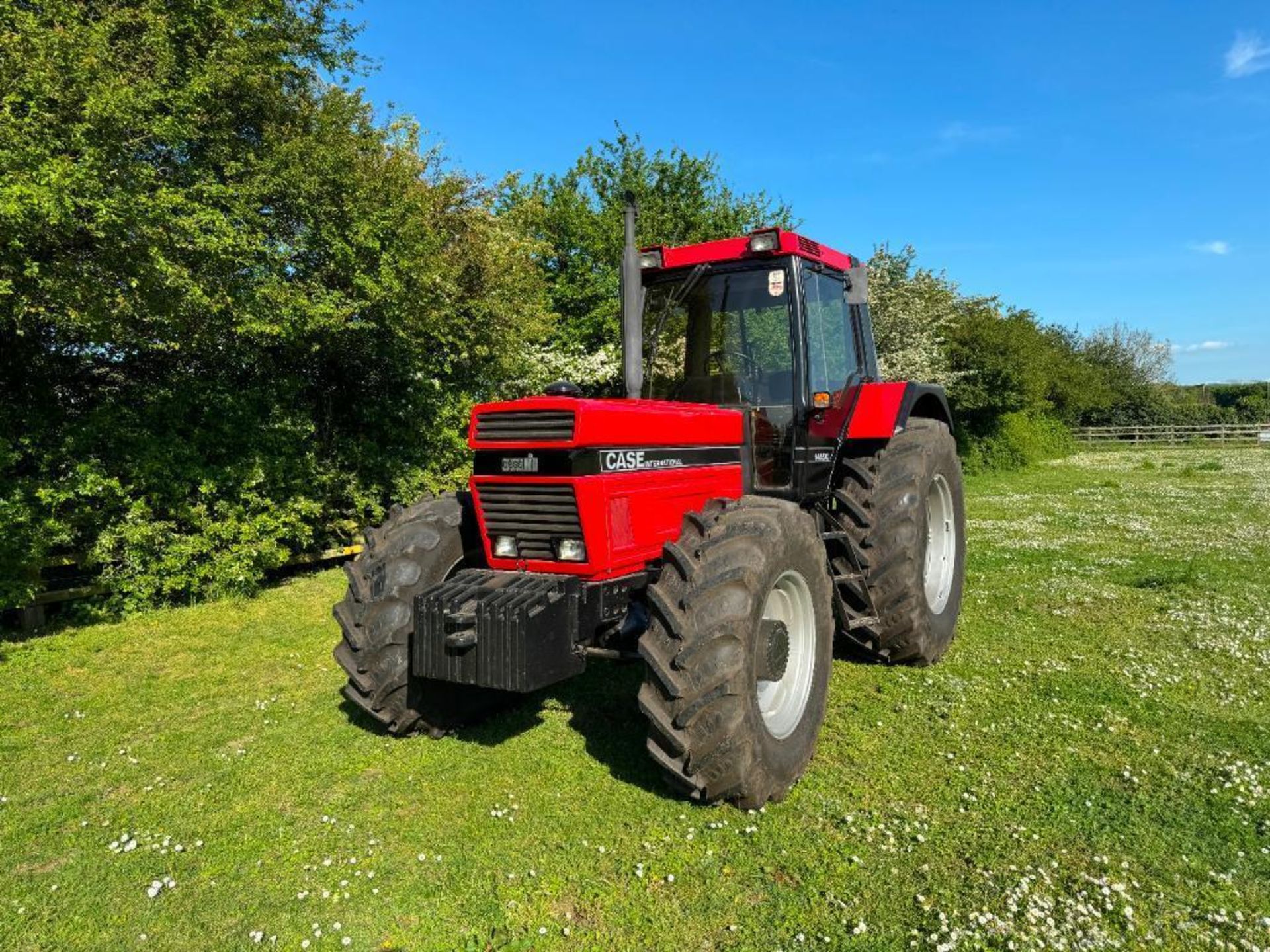 1987 Case International 1455XL 4wd tractor with 14no front wafer weights, 2 manual double acting spo - Image 14 of 27