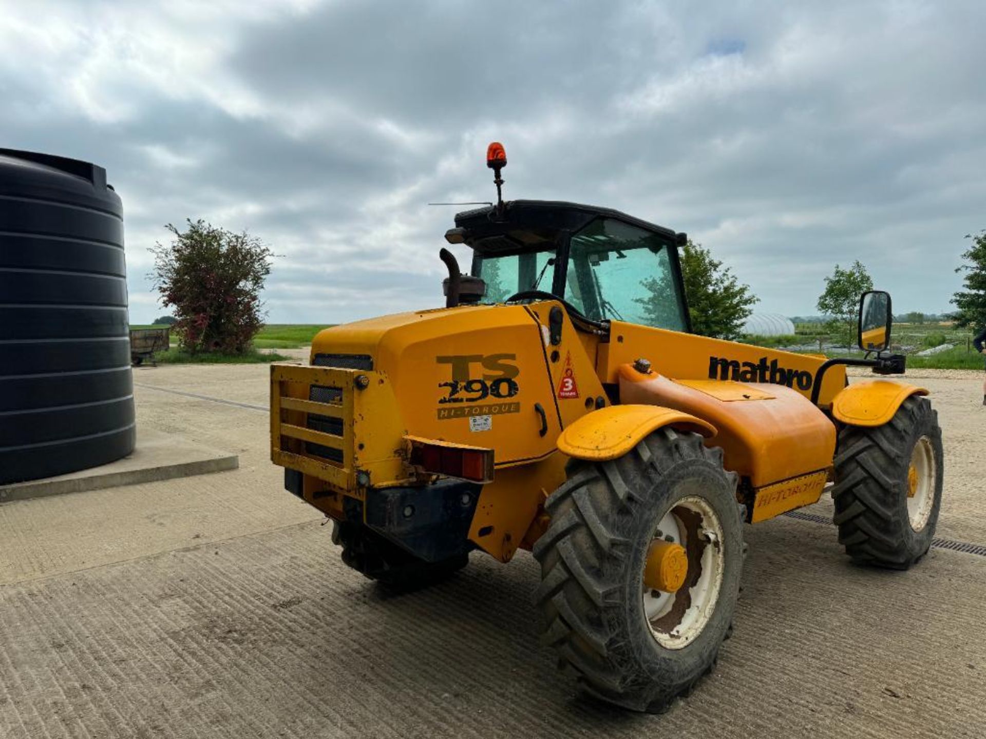 1997 Matbro TS290 Hi Torque materials handler with pin and cone headstock and PUH on 15.5/80-24 whee - Image 9 of 15