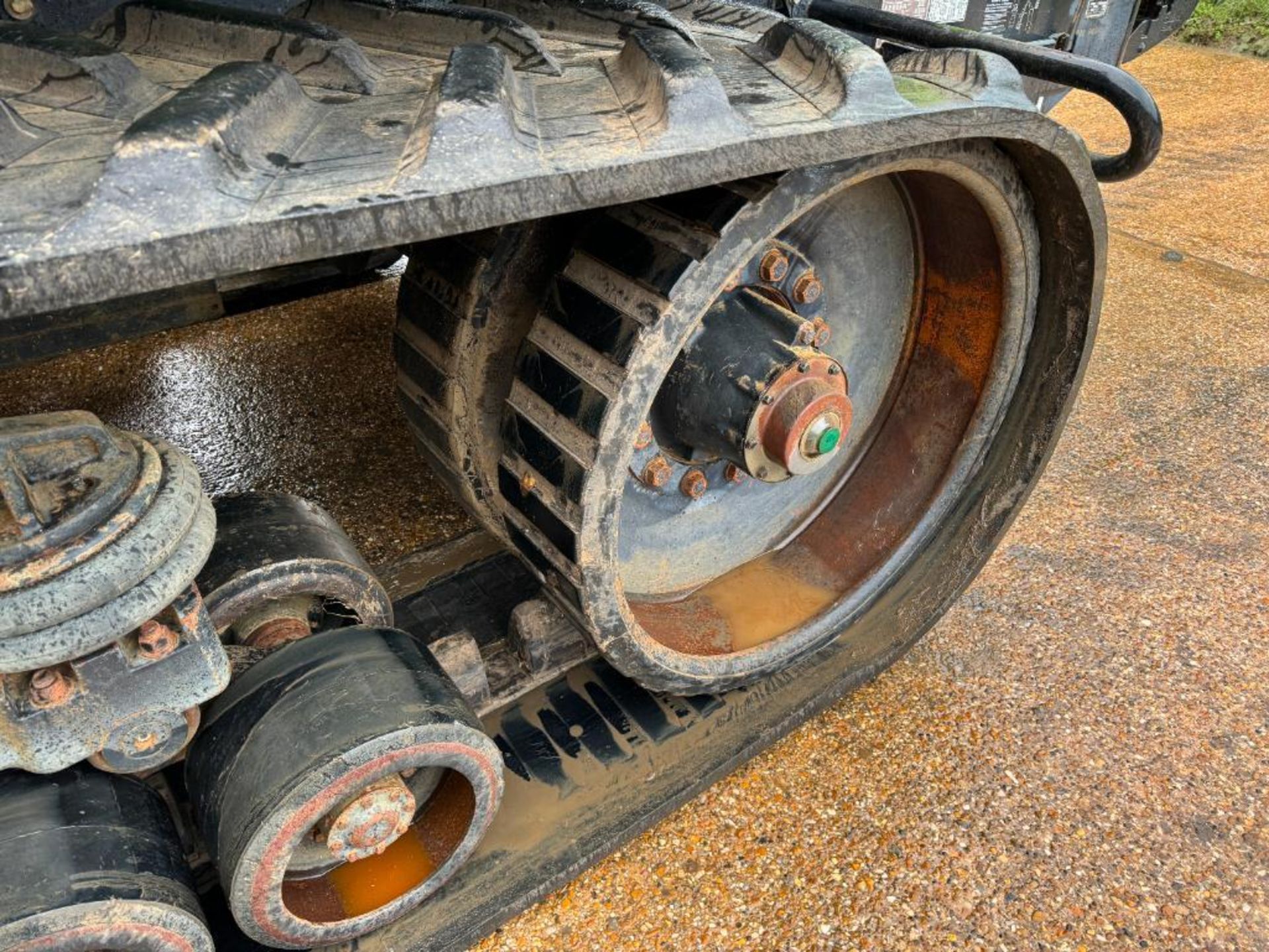 2001 Claas 75E Challenger rubber tracked crawler with 30" tracks, 20No 45kg front wafer weights, 4 m - Bild 14 aus 26