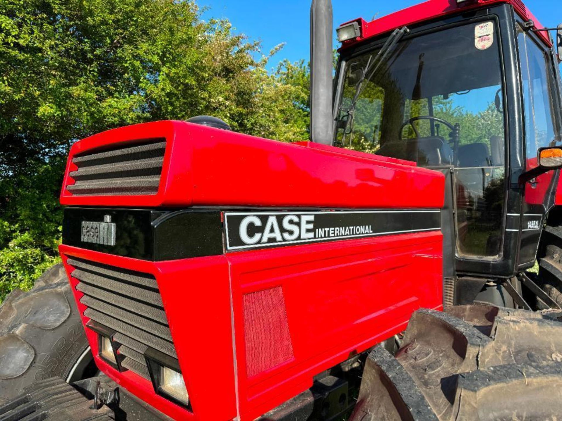 1987 Case International 1455XL 4wd tractor with 14no front wafer weights, 2 manual double acting spo - Image 21 of 27