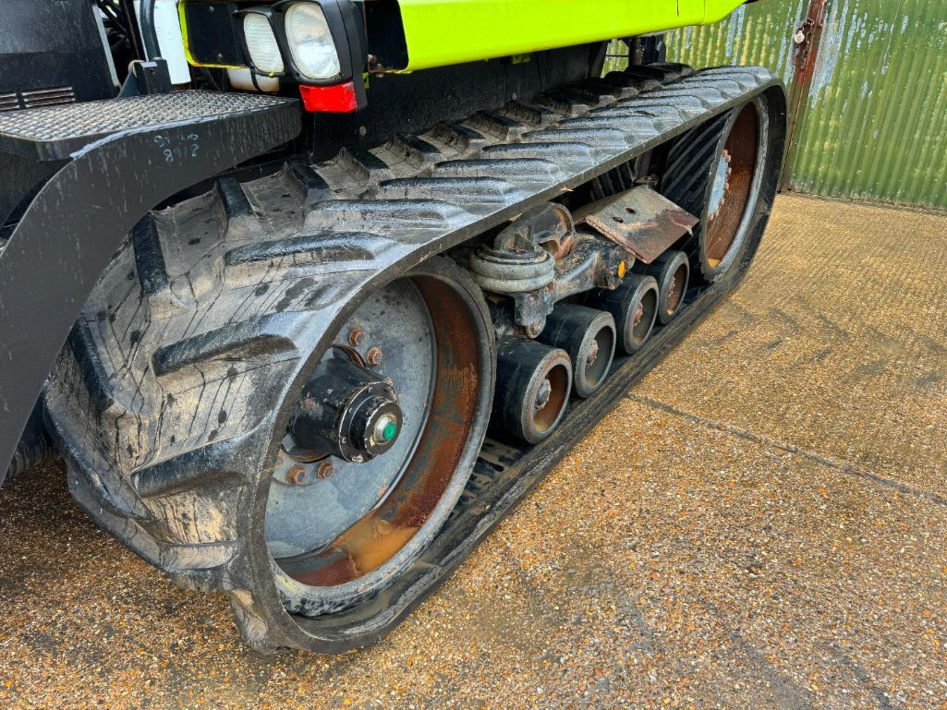 2001 Claas 75E Challenger rubber tracked crawler with 30" tracks, 20No 45kg front wafer weights, 4 m - Bild 3 aus 26