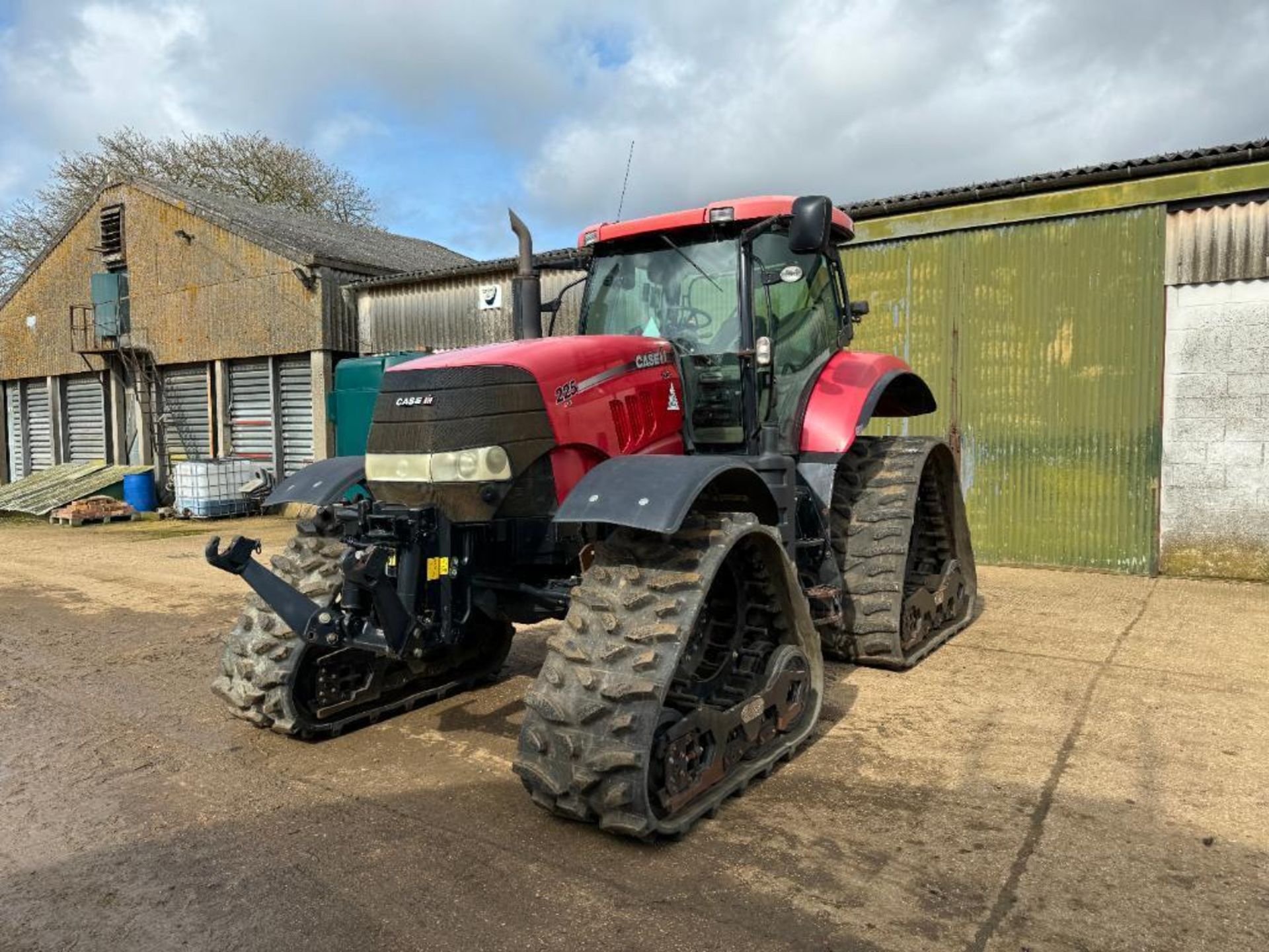 2010 Case Puma 225 CVX 4wd 50kph tractor with 4 electric spools, air brakes, front linkage and AFS P