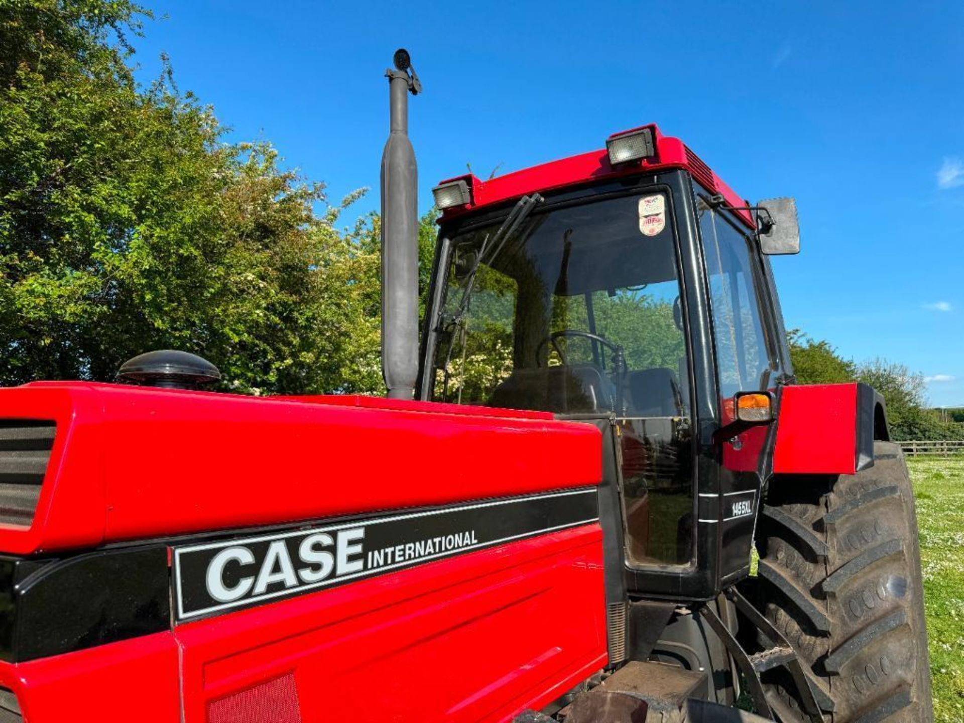 1987 Case International 1455XL 4wd tractor with 14no front wafer weights, 2 manual double acting spo - Image 22 of 27