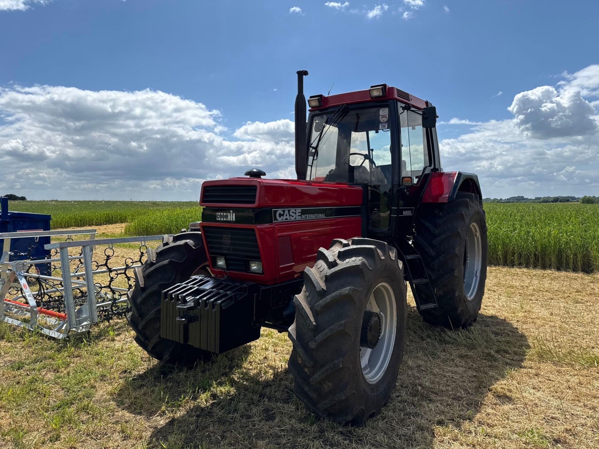 1987 Case International 1455XL 4wd tractor with 14no front wafer weights, 2 manual double acting spo - Image 27 of 27