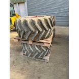 Set 48x25.00-26 Flotation wheels and tyres to suit SAM sprayer