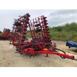 2011 Vaderstad NZ Aggressive NZA800 8m hydraulic folding springtine cultivator with leading paddles,