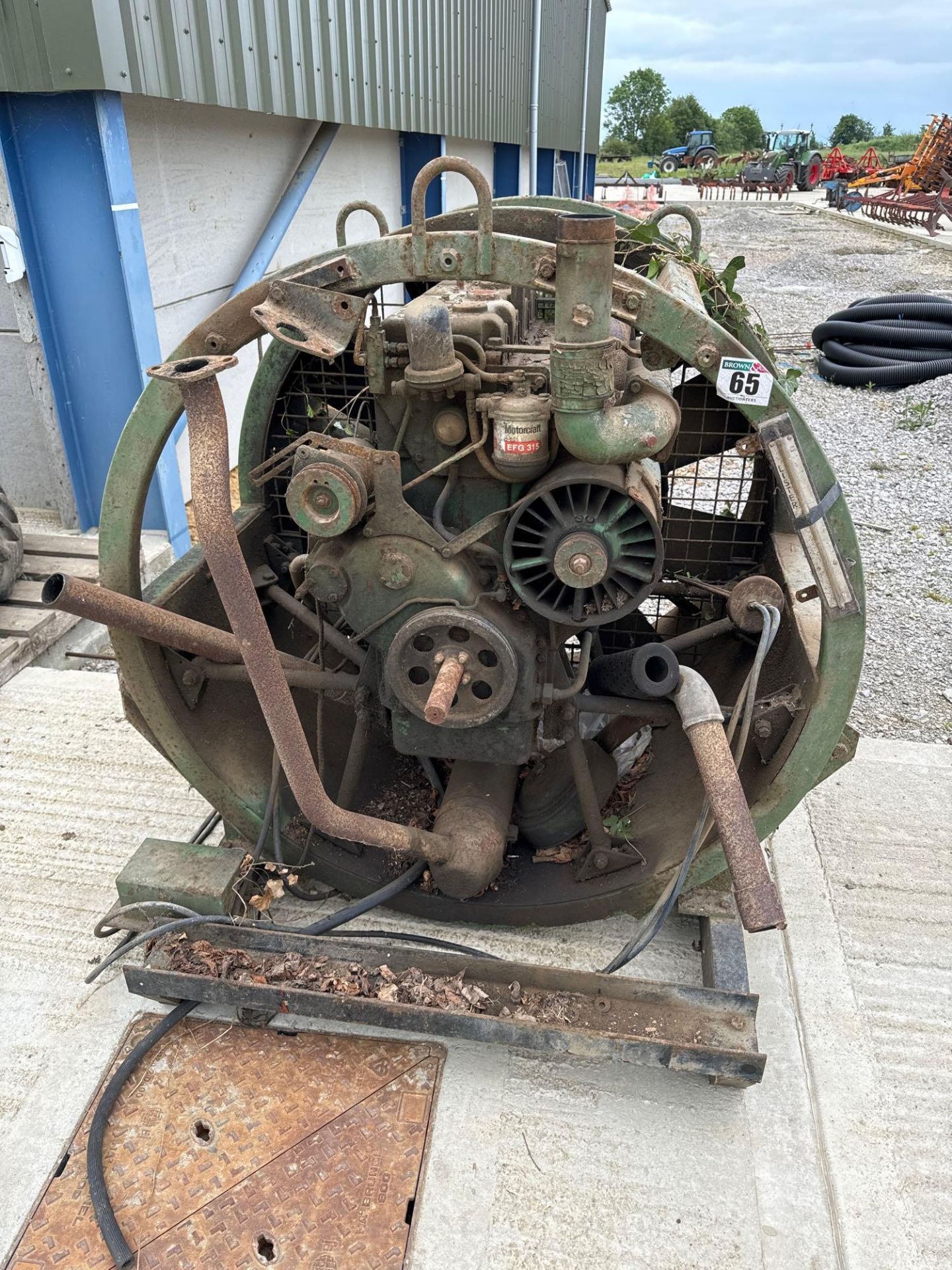 Lister diesel drying fan