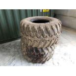 2No  48-25.00-20 tyres