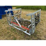 2024 Ritchie 4m hydraulic folding heavy duty chain harrows with 2 sided mat and front levelling bar