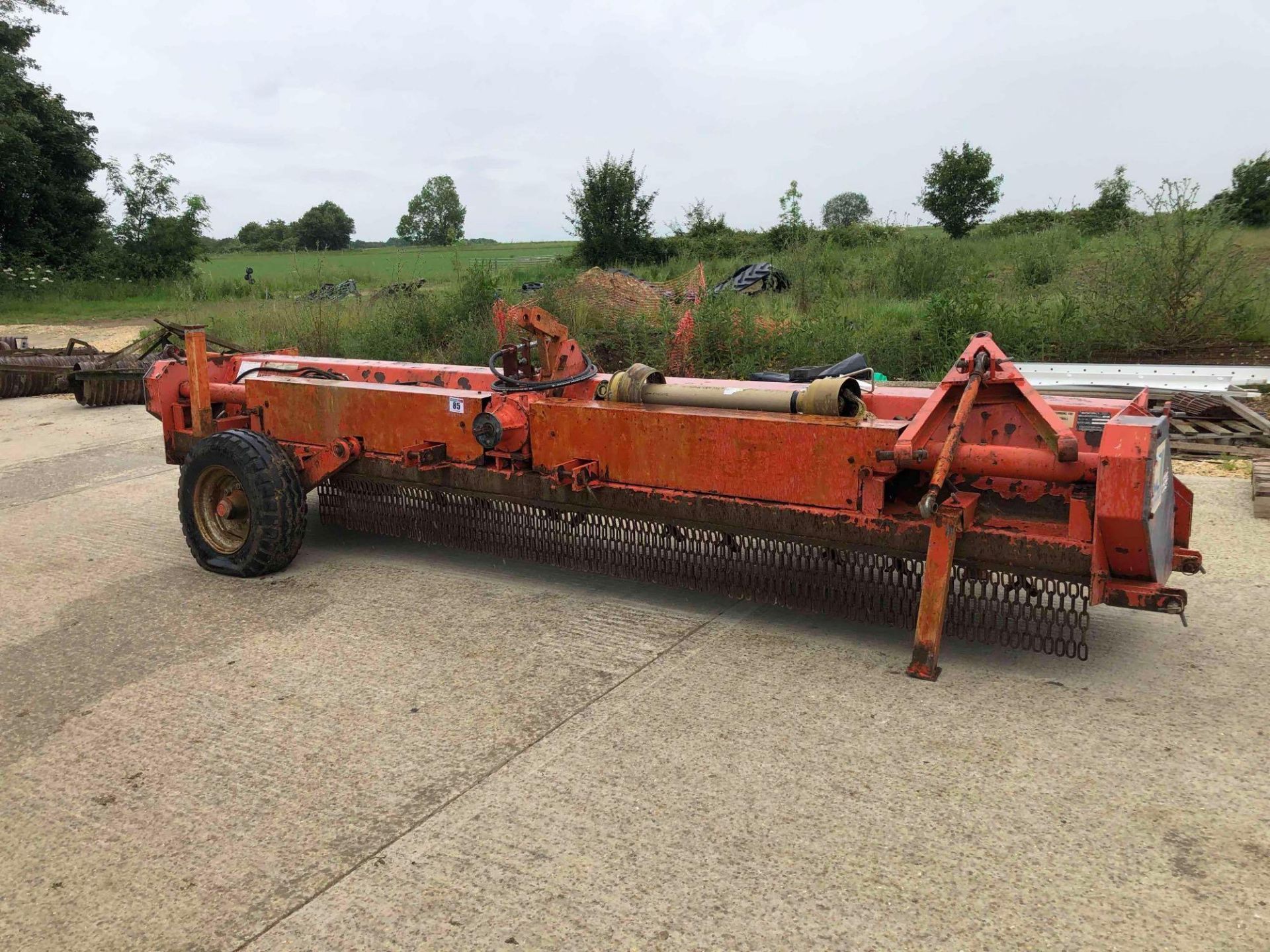 1990 Muratori MT7P 460 4.6m flail mower with end tow kit, linkage mounted. Serial No: 399198 NB: No - Image 2 of 5