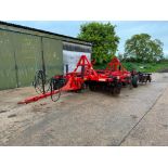 2002 Quivogne TM36 3.8m Tinemaster hydraulic folding cultivator with leading discs, 7 hydraulic rese