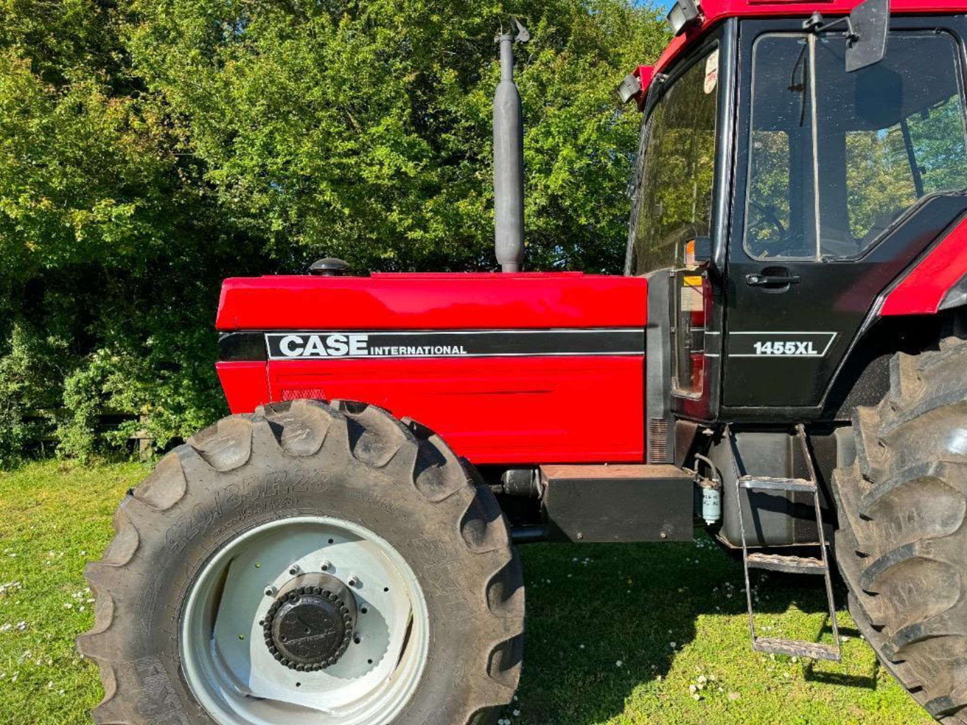 1987 Case International 1455XL 4wd tractor with 14no front wafer weights, 2 manual double acting spo - Image 20 of 27