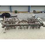 Set 19ft seed harrows manual folding, linkage mounted