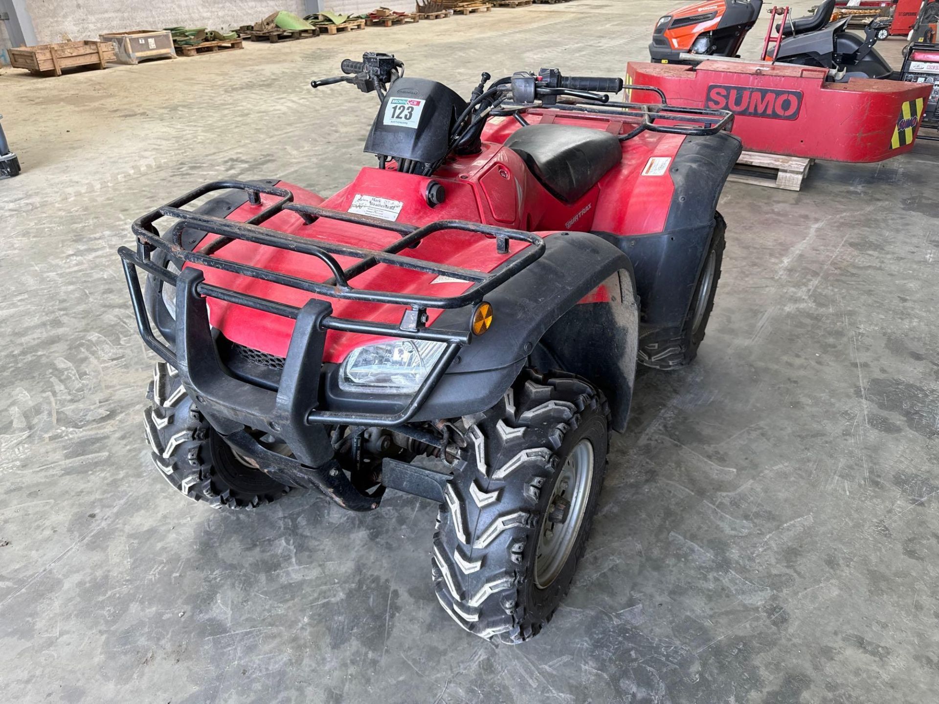 Honda Fourtrax 4wd 350 quad bike