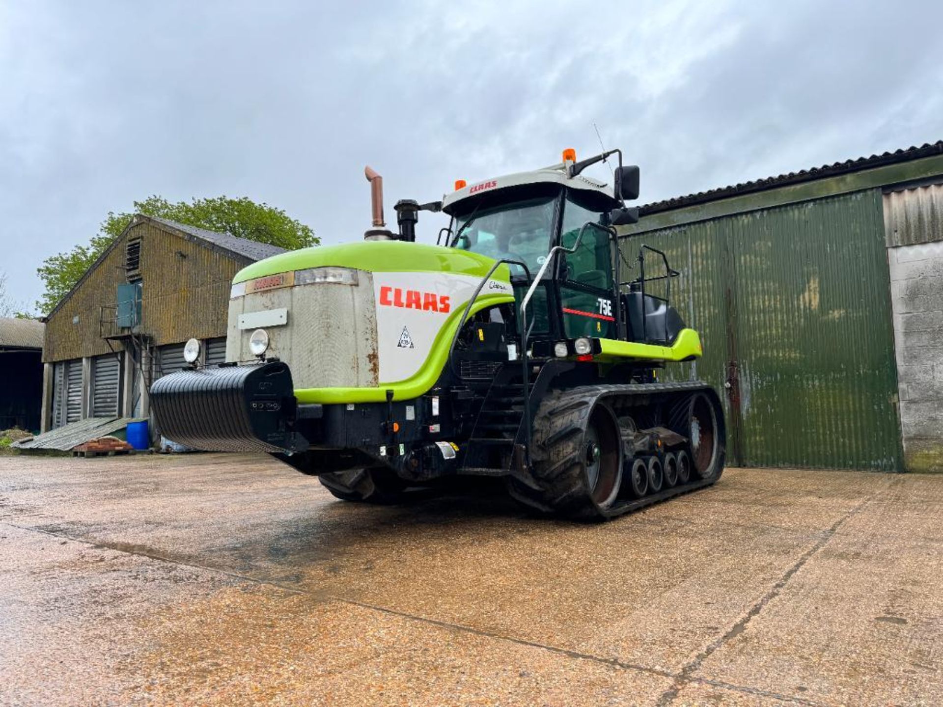 2001 Claas 75E Challenger rubber tracked crawler with 30" tracks, 20No 45kg front wafer weights, 4 m - Image 20 of 26