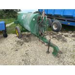 Brian Legg single axle fuel bowser with 12v pump on 6.00R16 wheels and tyres